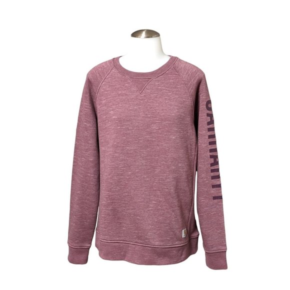 Carhartt Tops Carhartt Crewneck Relaxed Fit Logo Sleeve Sweatshirt